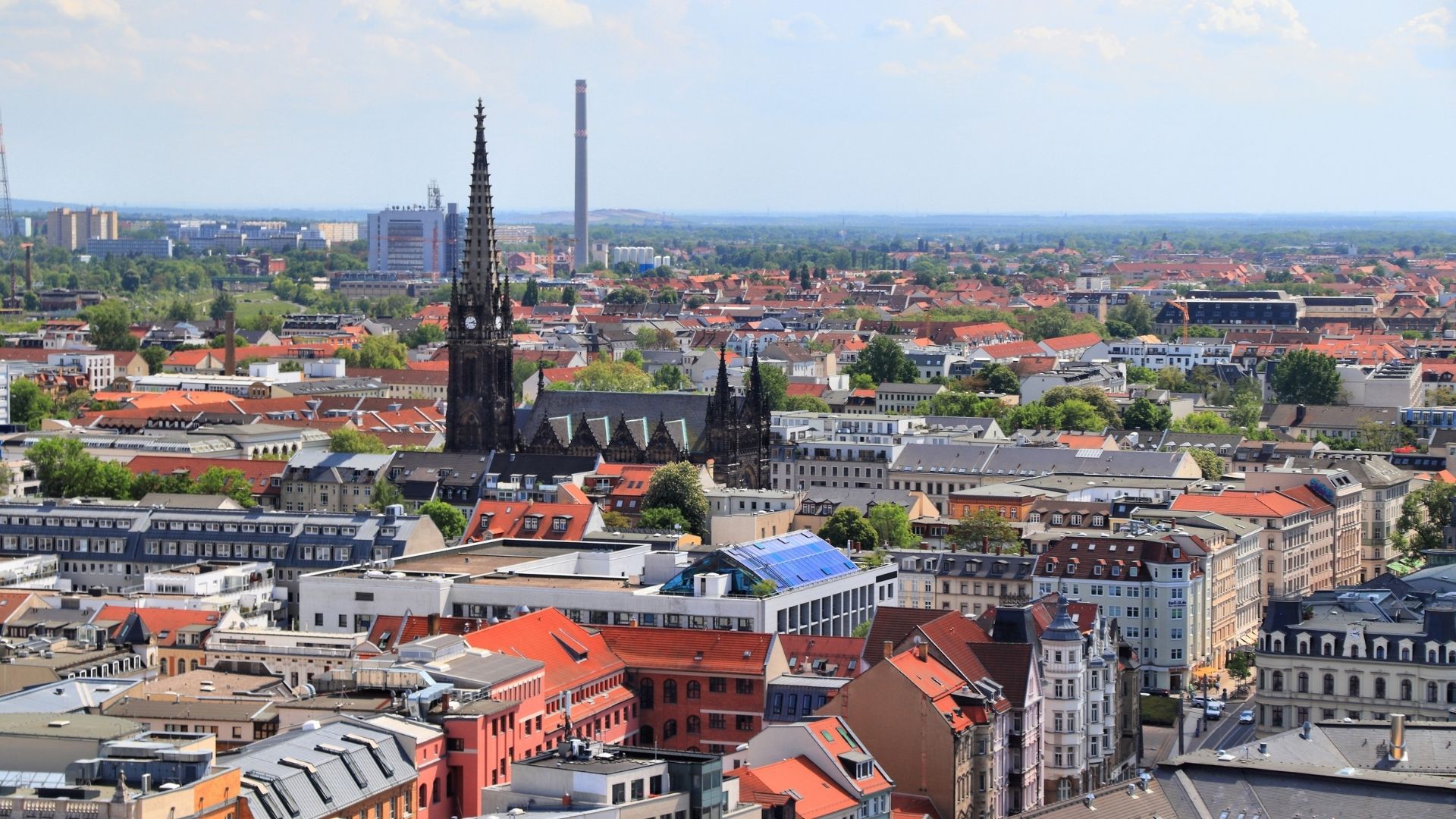 Dächer der Leipziger Innenstadt